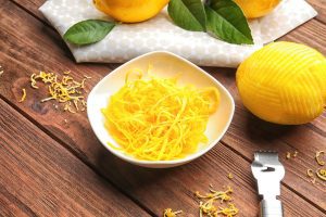 lemon zest puree