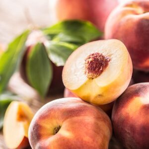 photo of peach for puree