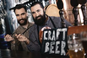 photo of two bearded craft beer guys