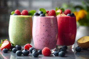 nutritious fruit smoothy photo