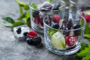 fruited ice cube photo