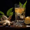photo of ginger and a beverage