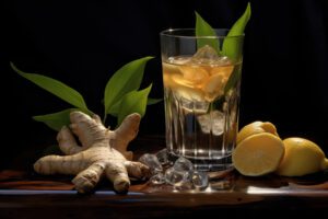 photo of ginger and a beverage