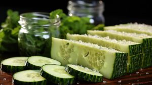 slices of cucumber photo