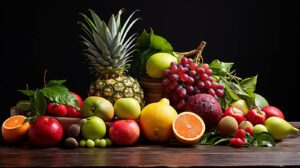 tropical fruits photo