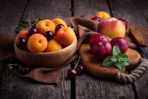 stone fruits for fruit puree photo