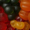 photo of colorful fruit gummies