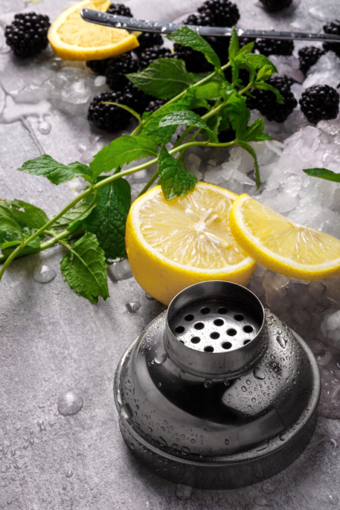 blackberry- lemon | Puree Arete Fresh blackberries with lemon for a bright blackberry citrus flavor pairing
